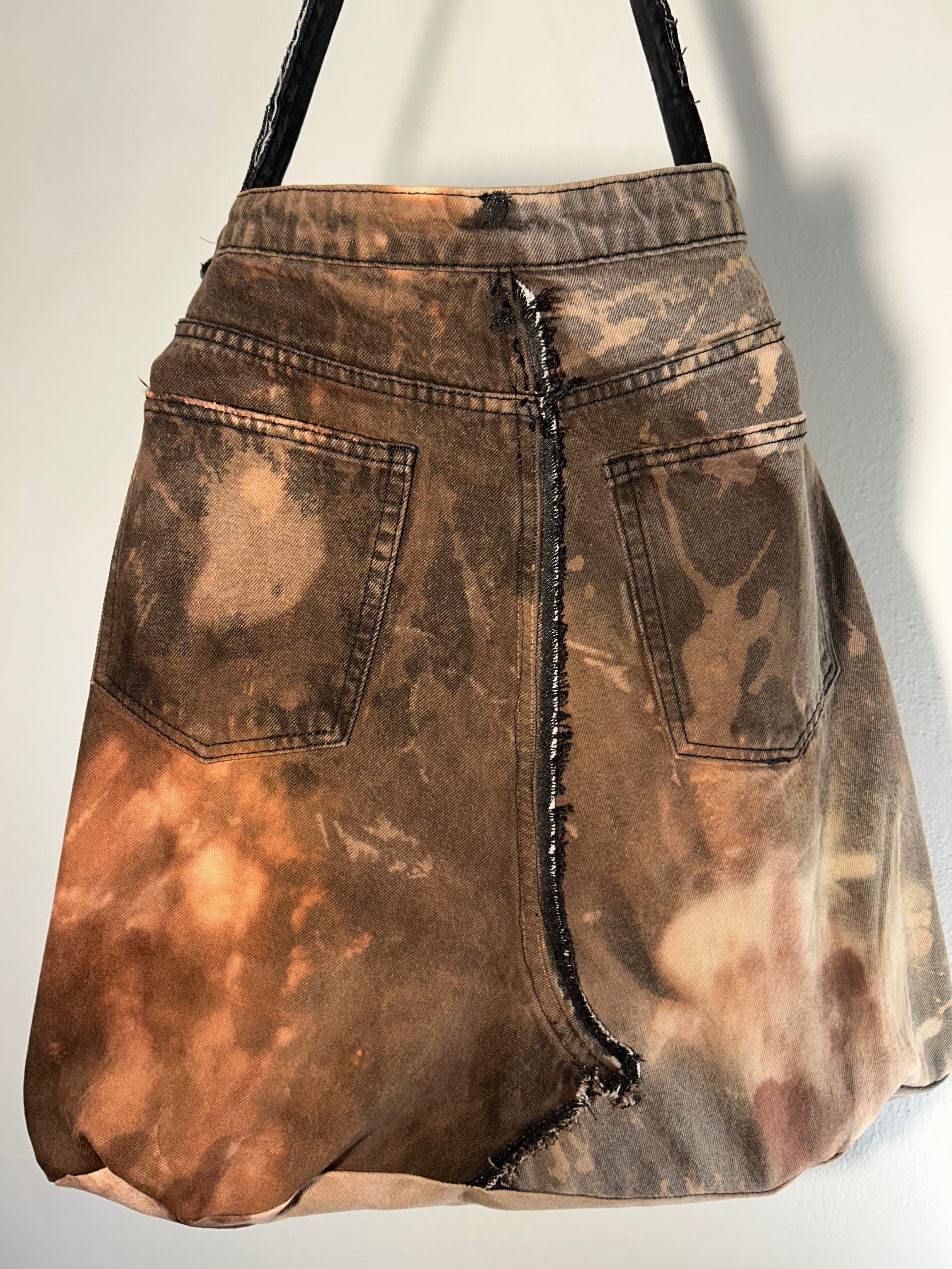 Tie-Dyed Brown Brother Bag