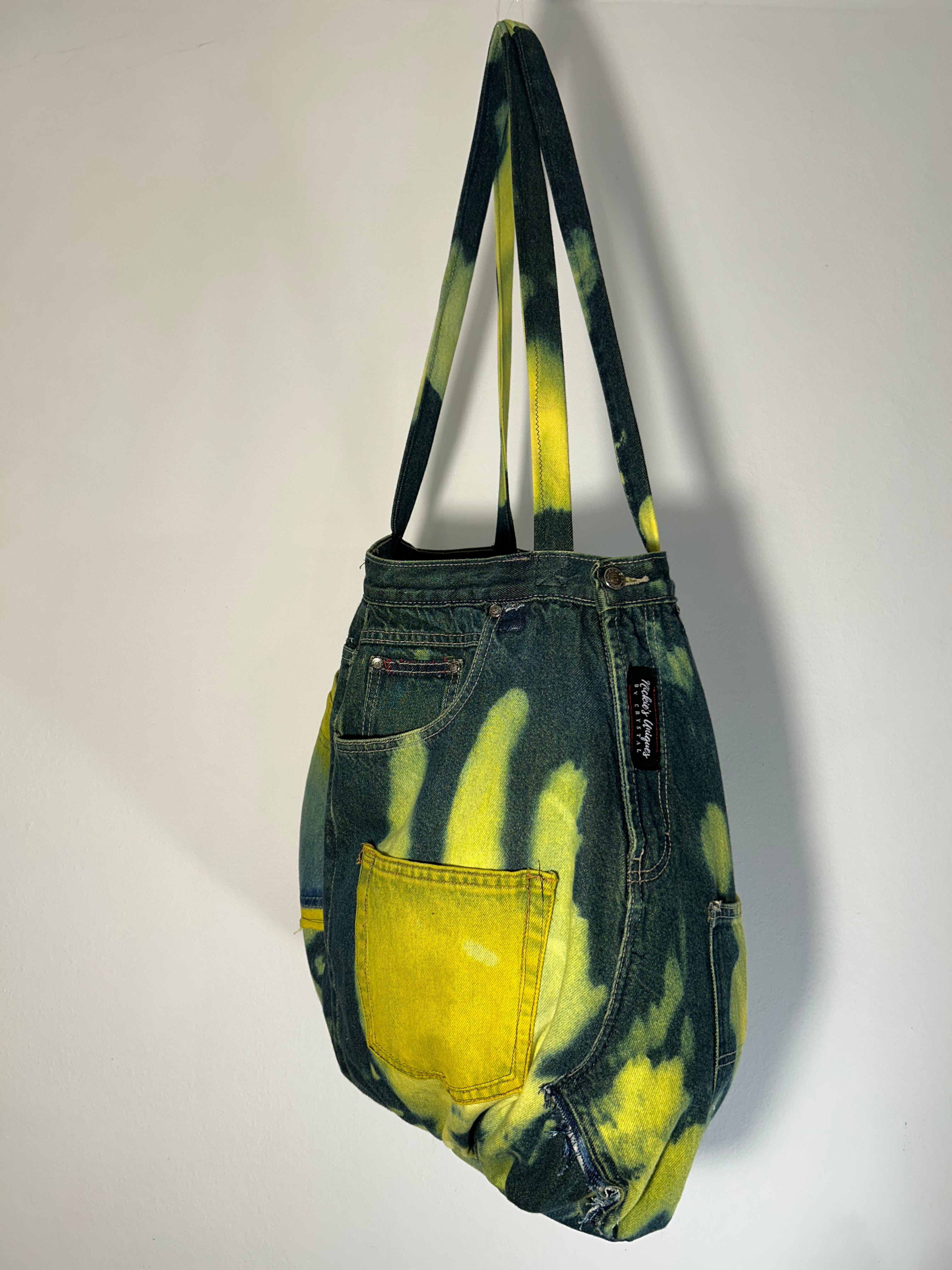 Tie-Dyed Lemon Drop Bag