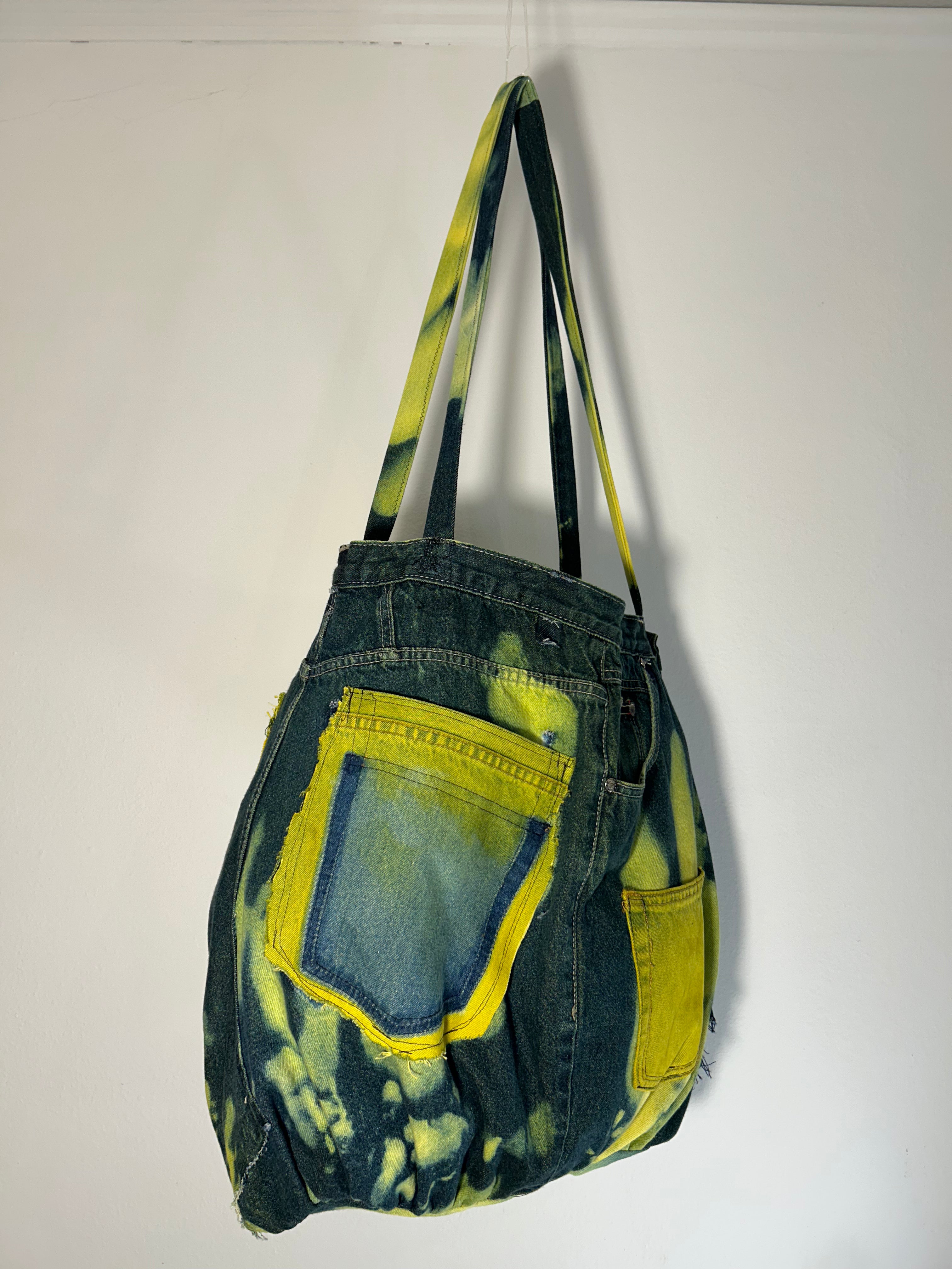 Tie-Dyed Lemon Drop Bag