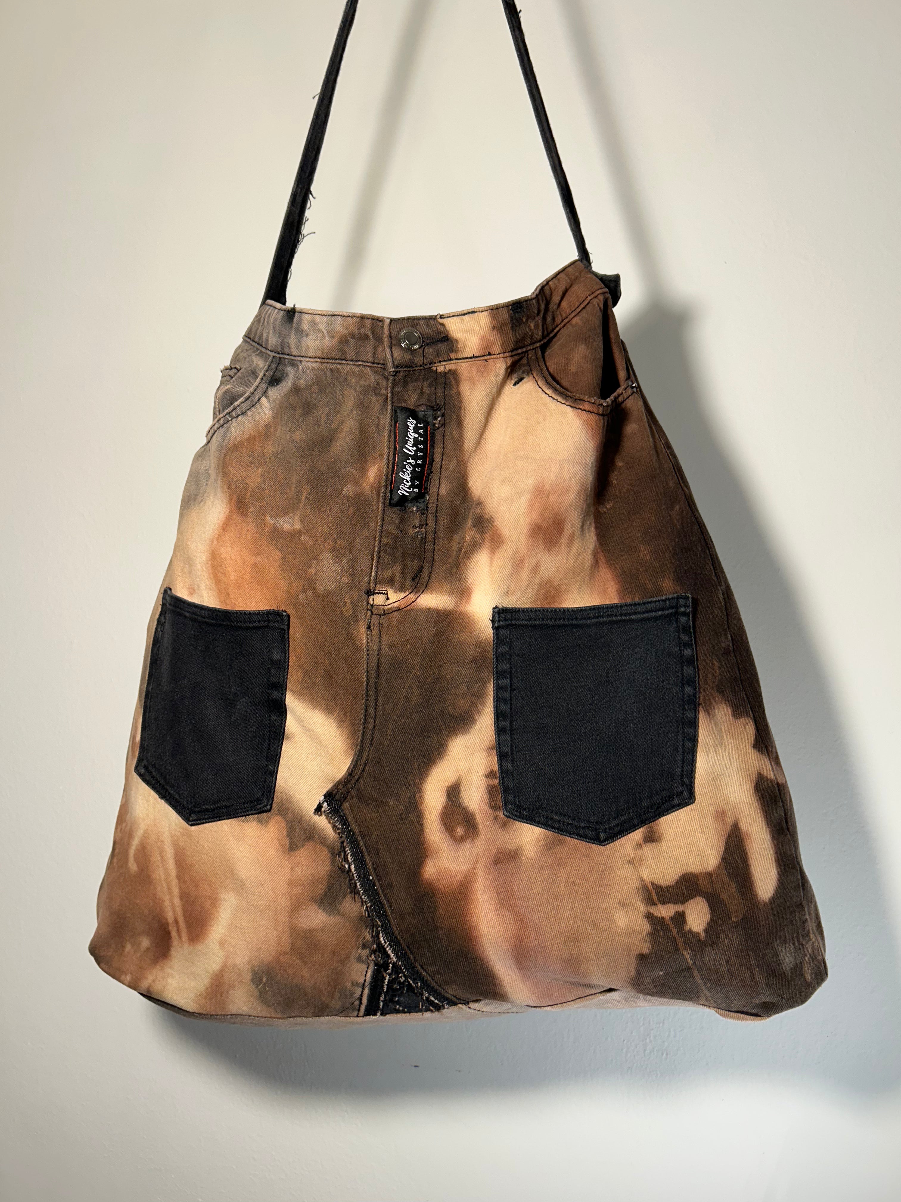 Tie-Dyed Brown Brother Bag