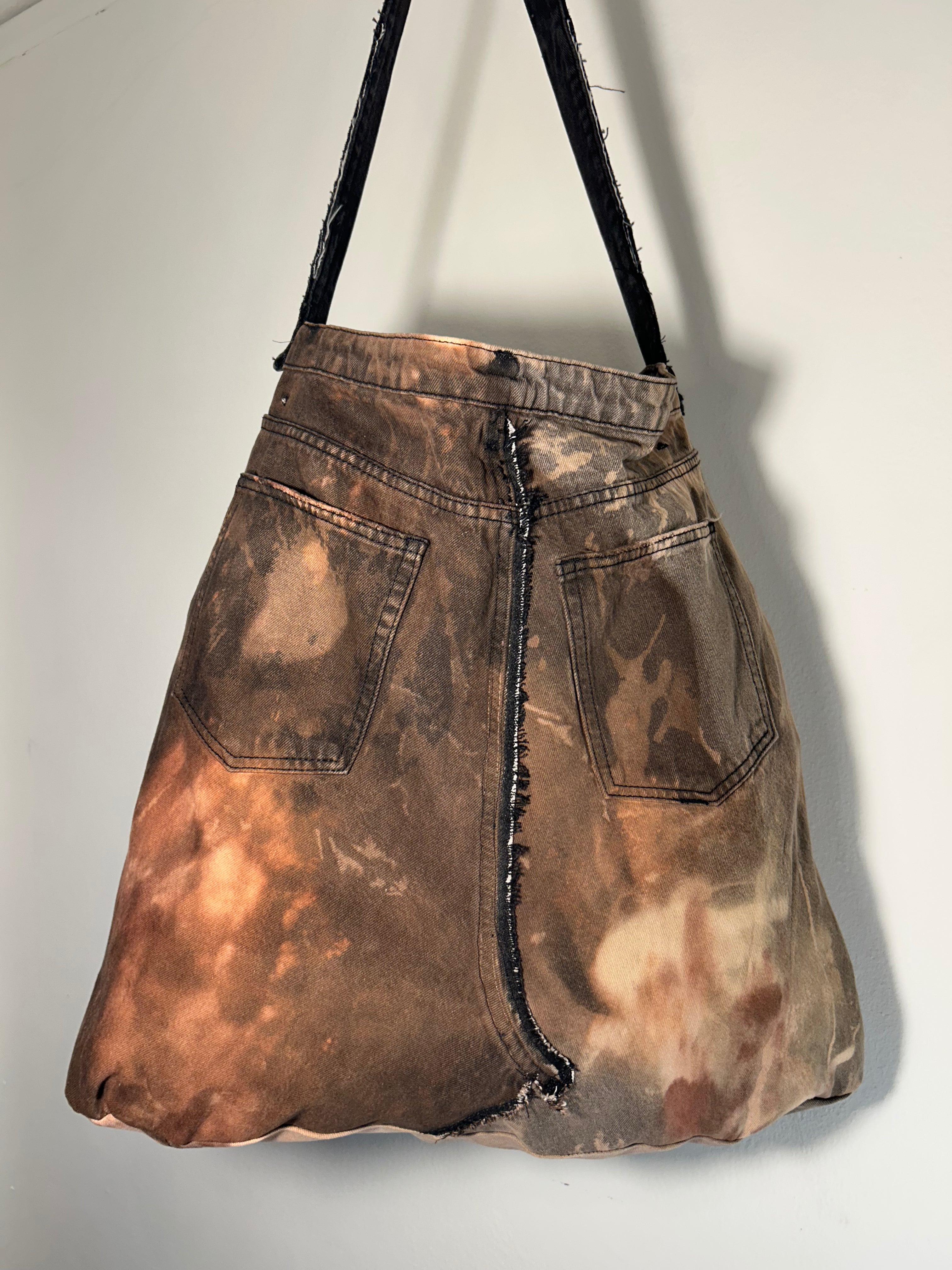 Tie-Dyed Brown Brother Bag