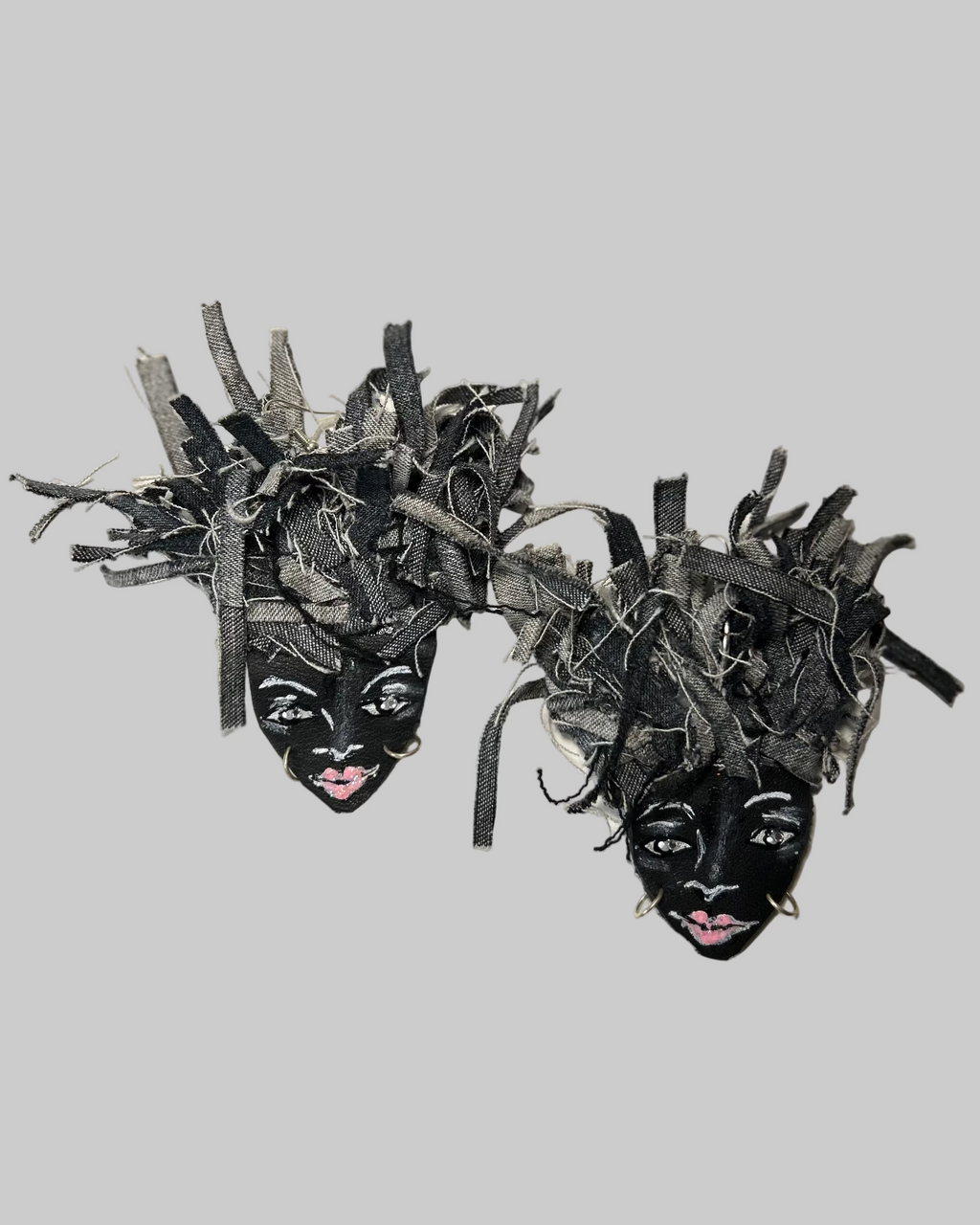 Leave it Loose, Let it Grey Earrings
