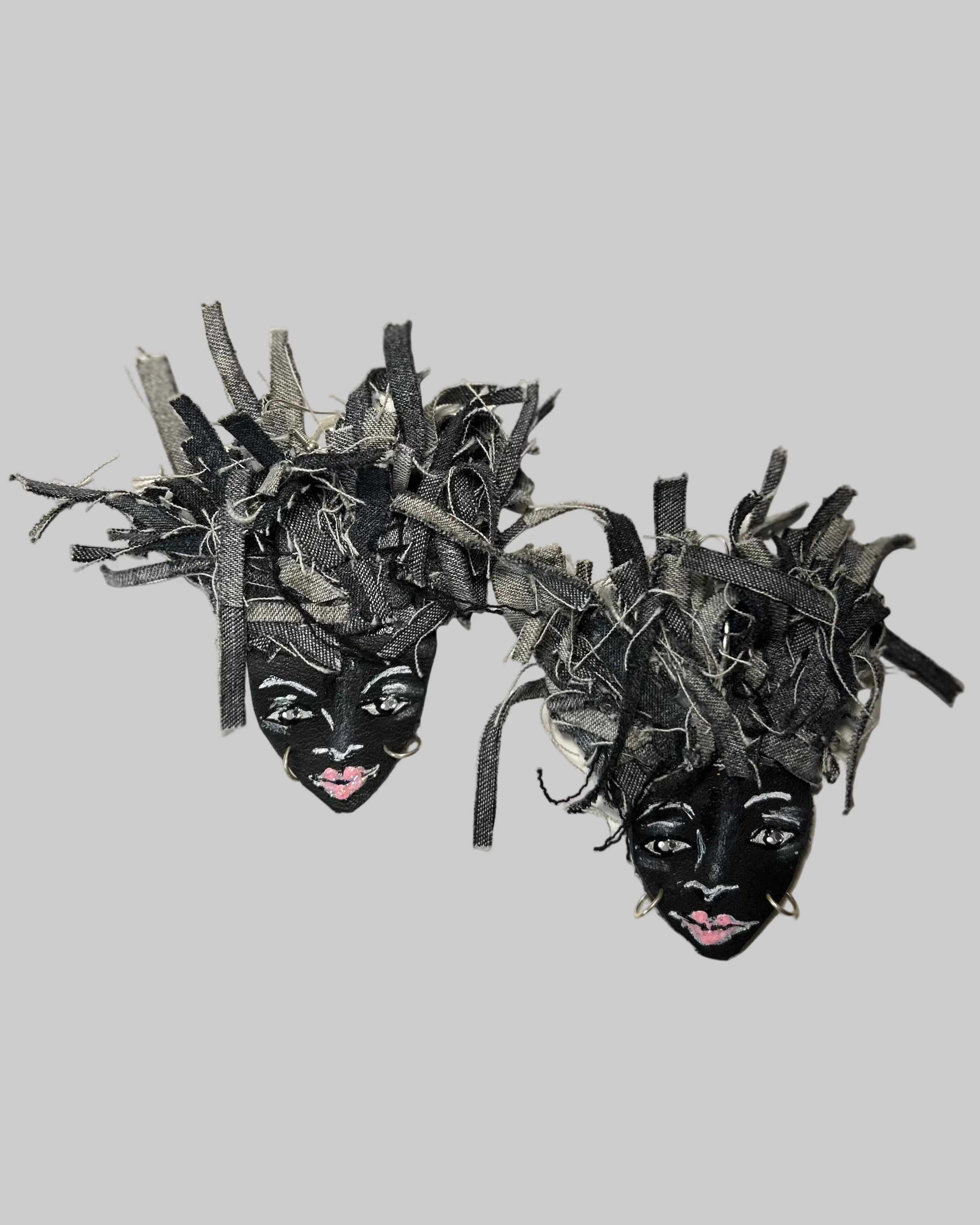 Leave it Loose, Let it Grey Earrings
