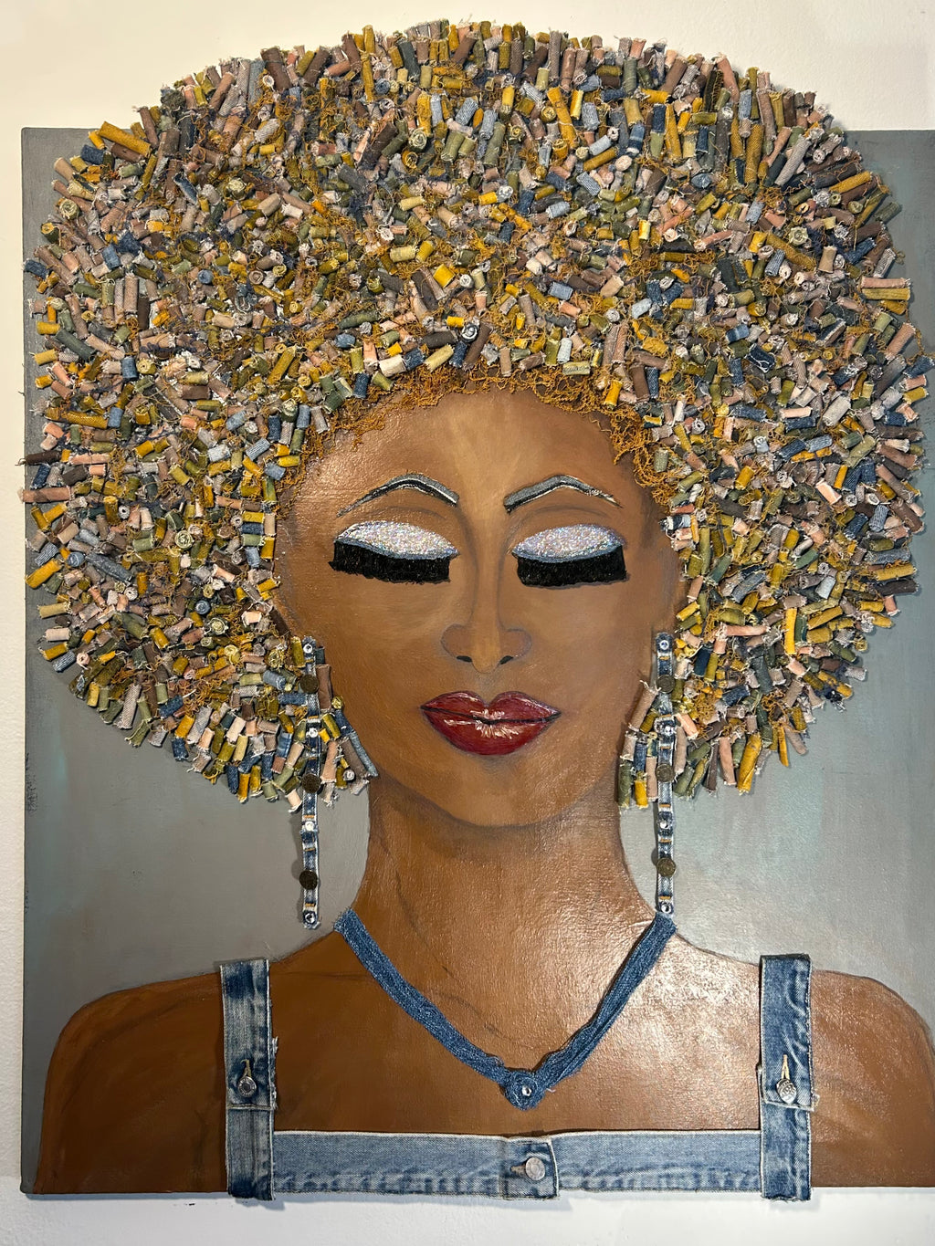 Afro Girl Canvas