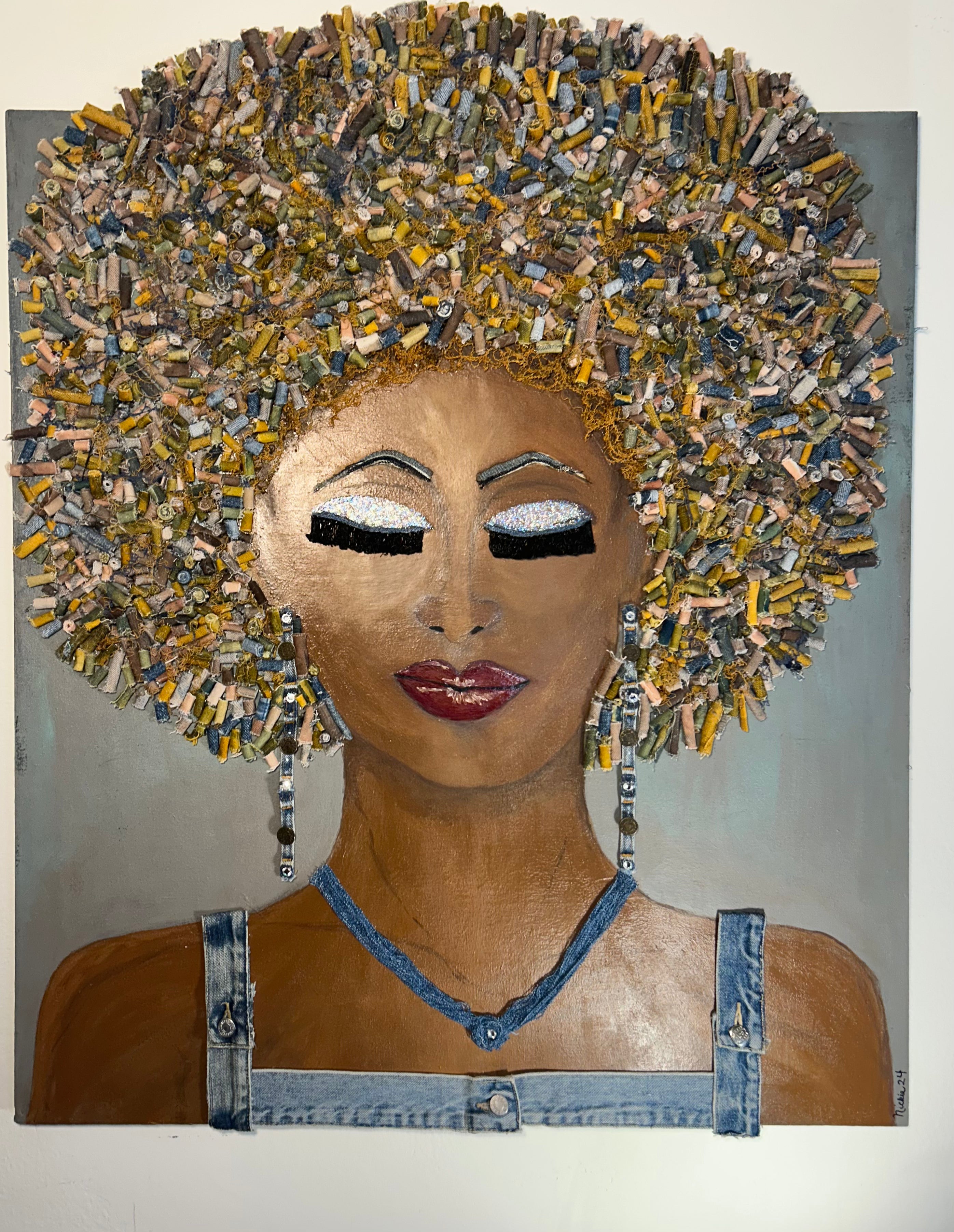 Afro Girl Canvas