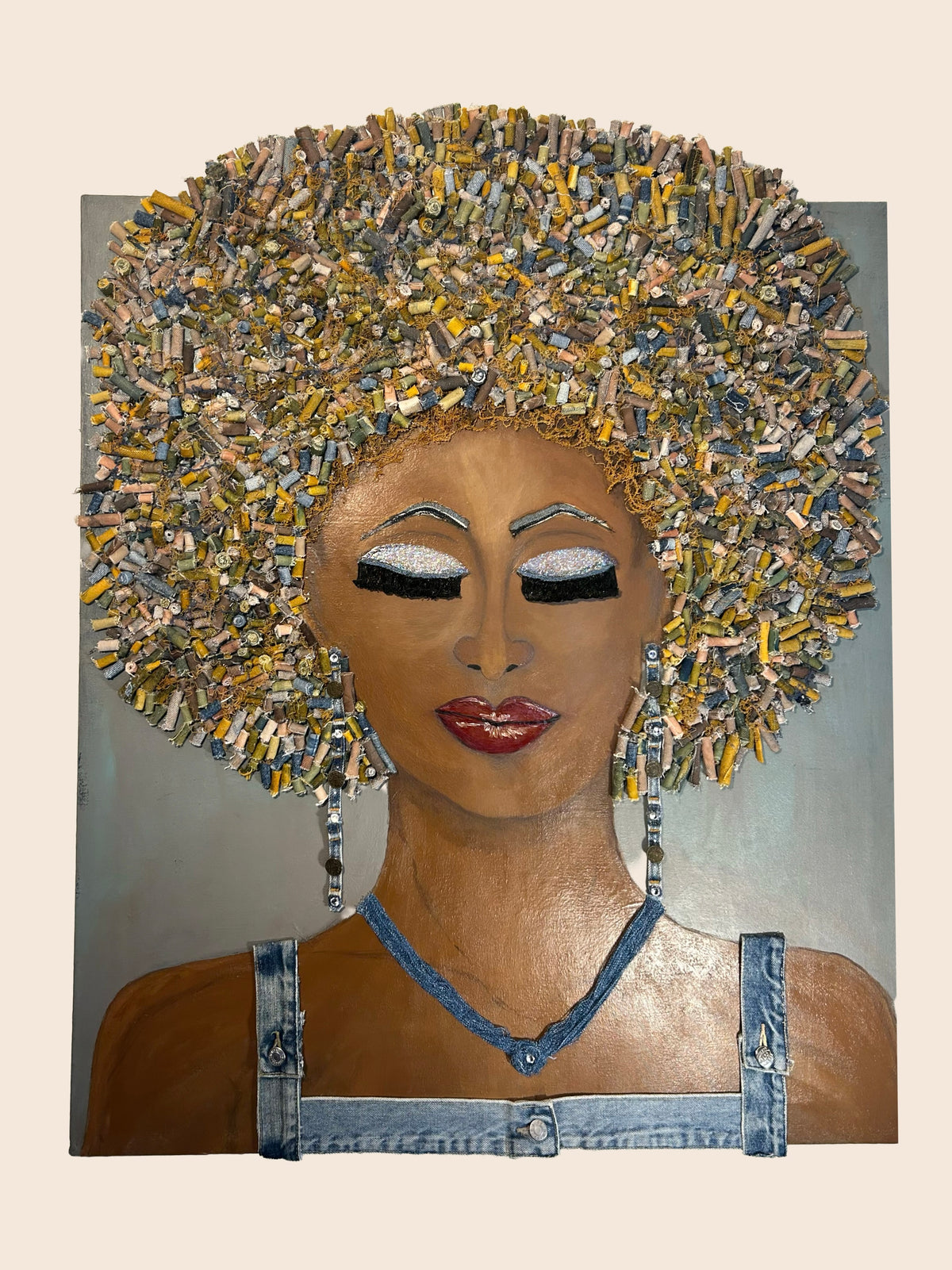 Afro Girl Canvas